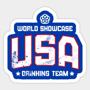 World Showcase Drinking Team - USA Sticker